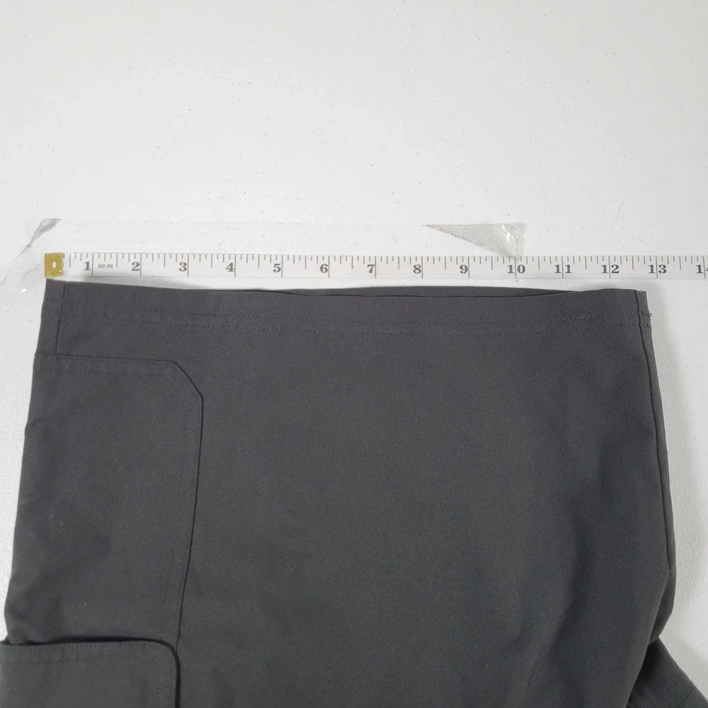 ORVIS Mens Cargo Shorts Size 34 Dark‎ Gray Stretch Comfort Hidden Pocket